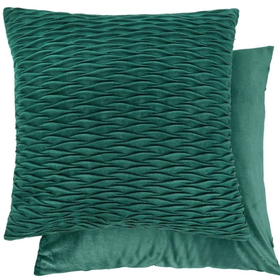 Henley Velvet Emerald Green Cushion Cover