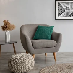 Henley Velvet Emerald Green Cushion Cover