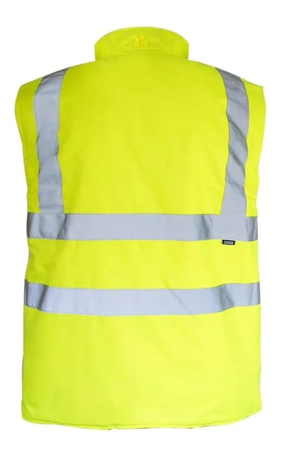 Hi-Visibility Hi-Viz Yellow Reversible Bodywarmer Jacket