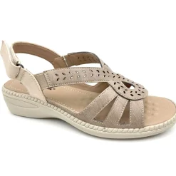 Holly Women's Cushion Walk Sandals Taupe