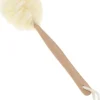 Home Spa Body Puff With Bamboo Handle