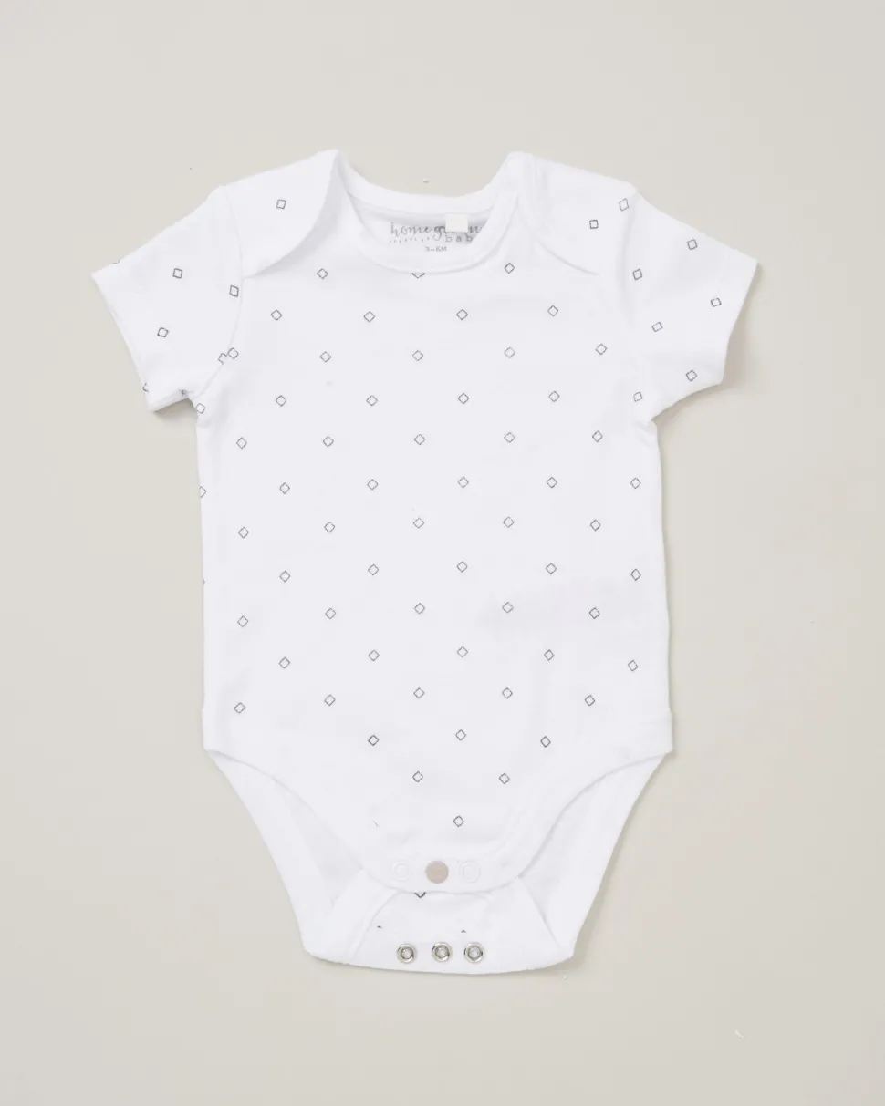 Homegrown Baby 100% Organic Cotton 5 Piece Printed Gift Set-Grey