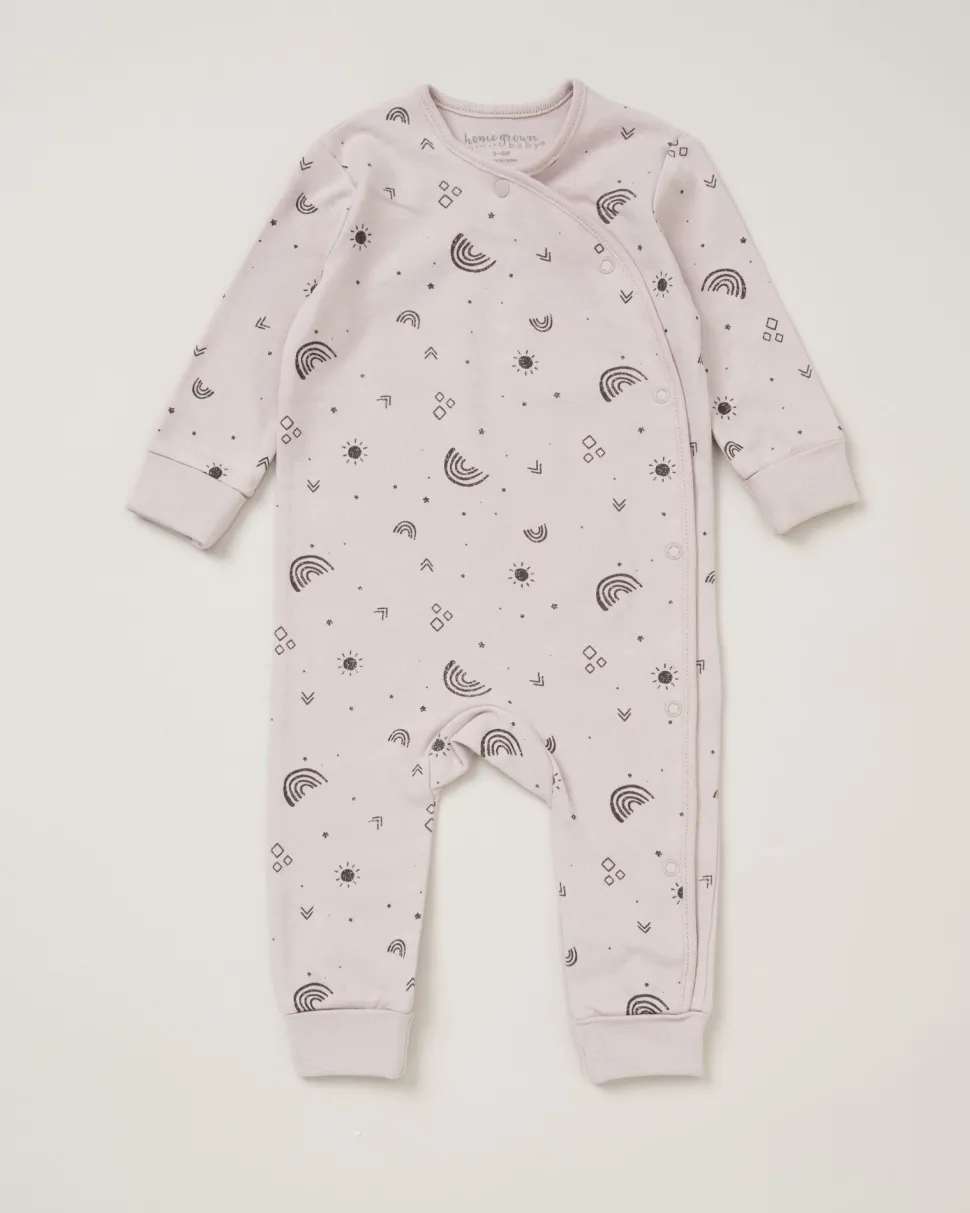 Homegrown Baby 100% Organic Cotton 5 Piece Printed Gift Set-Grey
