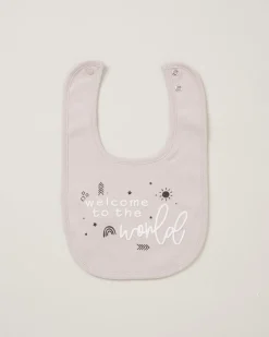 Homegrown Baby 100% Organic Cotton 5 Piece Printed Gift Set-Grey