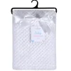 Honeycomb Baby Blanket White