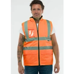 Hornbeam Hi-Vis Bodywarmer Jacket Orange