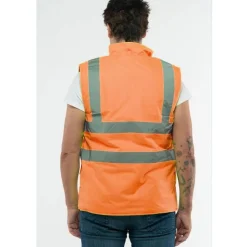 Hornbeam Hi-Vis Bodywarmer Jacket Orange