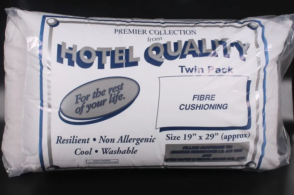 Hotel Quality Twin Pack Pillows - Medium Support - Made in Ireland