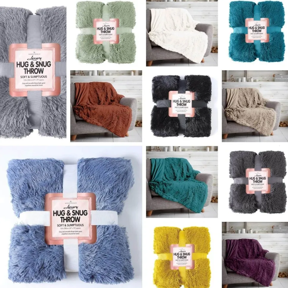 Hug & Snug Fleece Throw Blanket by Gaveno Cavailia