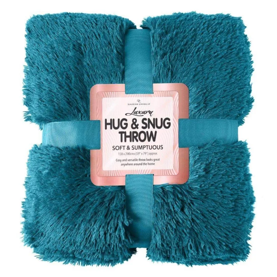 Hug & Snug Fleece Throw Blanket by Gaveno Cavailia