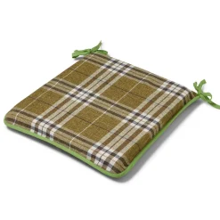 Hugo Check Seat Pad Green