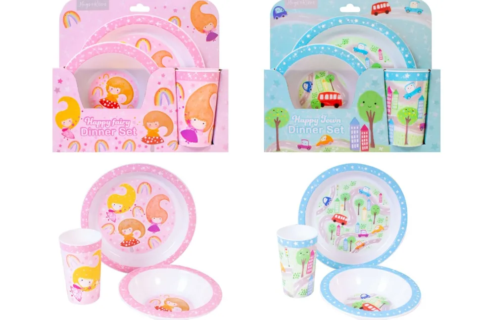 Hugs & Kisses Happy Town Dinner Set