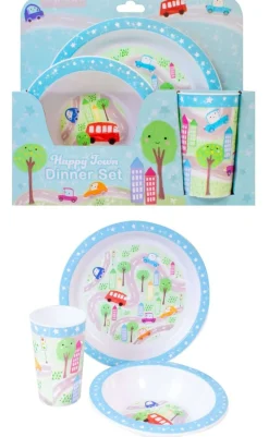 Hugs & Kisses Happy Town Dinner Set