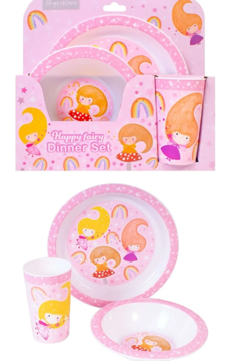 Hugs & Kisses Happy Town Dinner Set