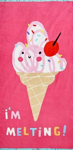 I'm Melting Beach Towel by Catherine Lansfield