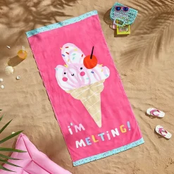 I'm Melting Beach Towel by Catherine Lansfield