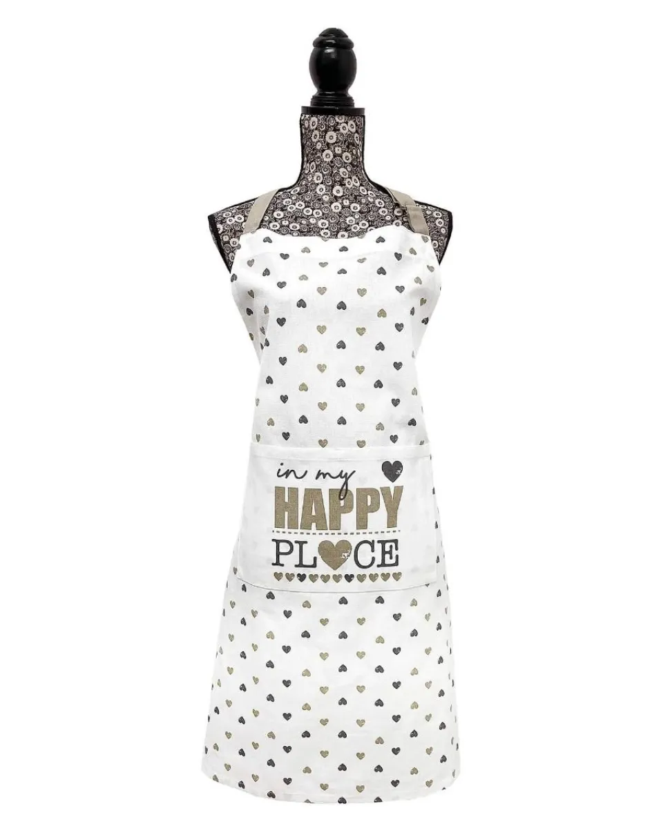 In my Happy Place 100% Cotton Apron by Country Club