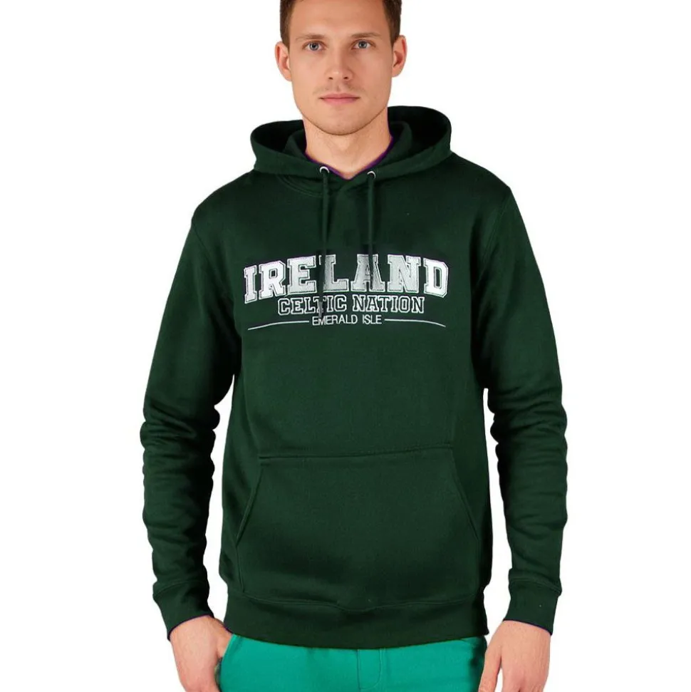 Ireland Celtic Nation Hoodie Dark Green