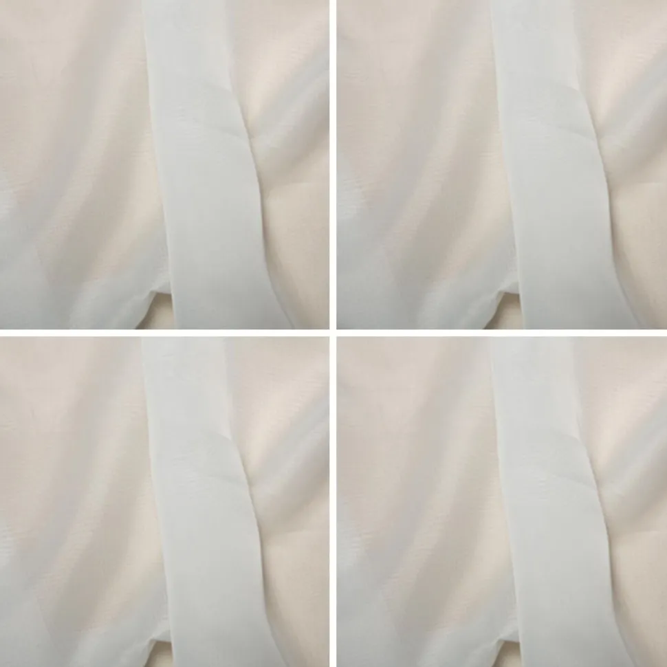 Ivory Voile Fabric (C1809) by the Metre - 150cm Wide