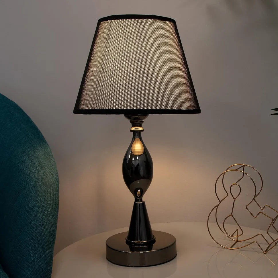 Jasny Chrome Table Lamp with Switch Control