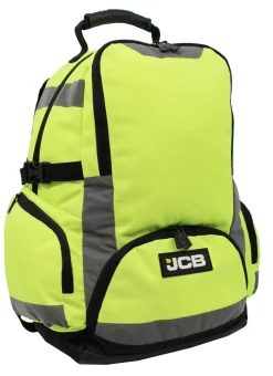 JCB Hi Viz Backpack Yellow JCBBP67