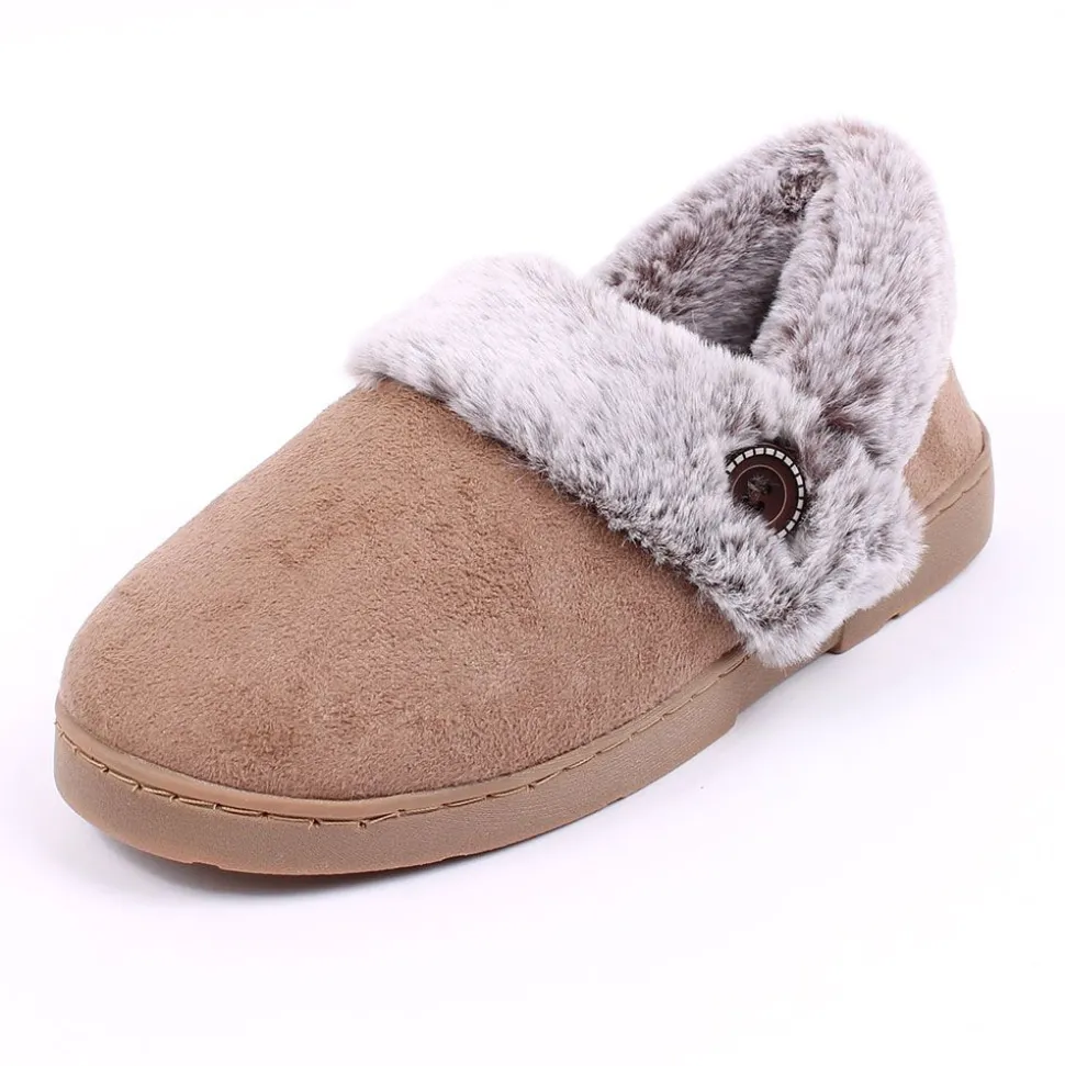 Jodie Women's Comfort Walk Slippers Beige