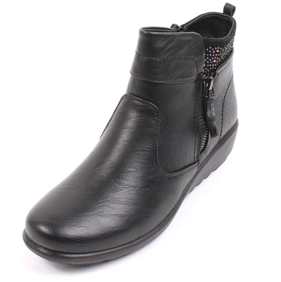 June Women's Comfort Walk Boots Black