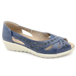 Kat Women's Cushion Walk Shoes Navy