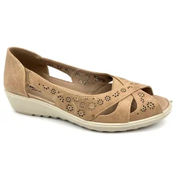 Kat Women's Cushion Walk Shoes Tan
