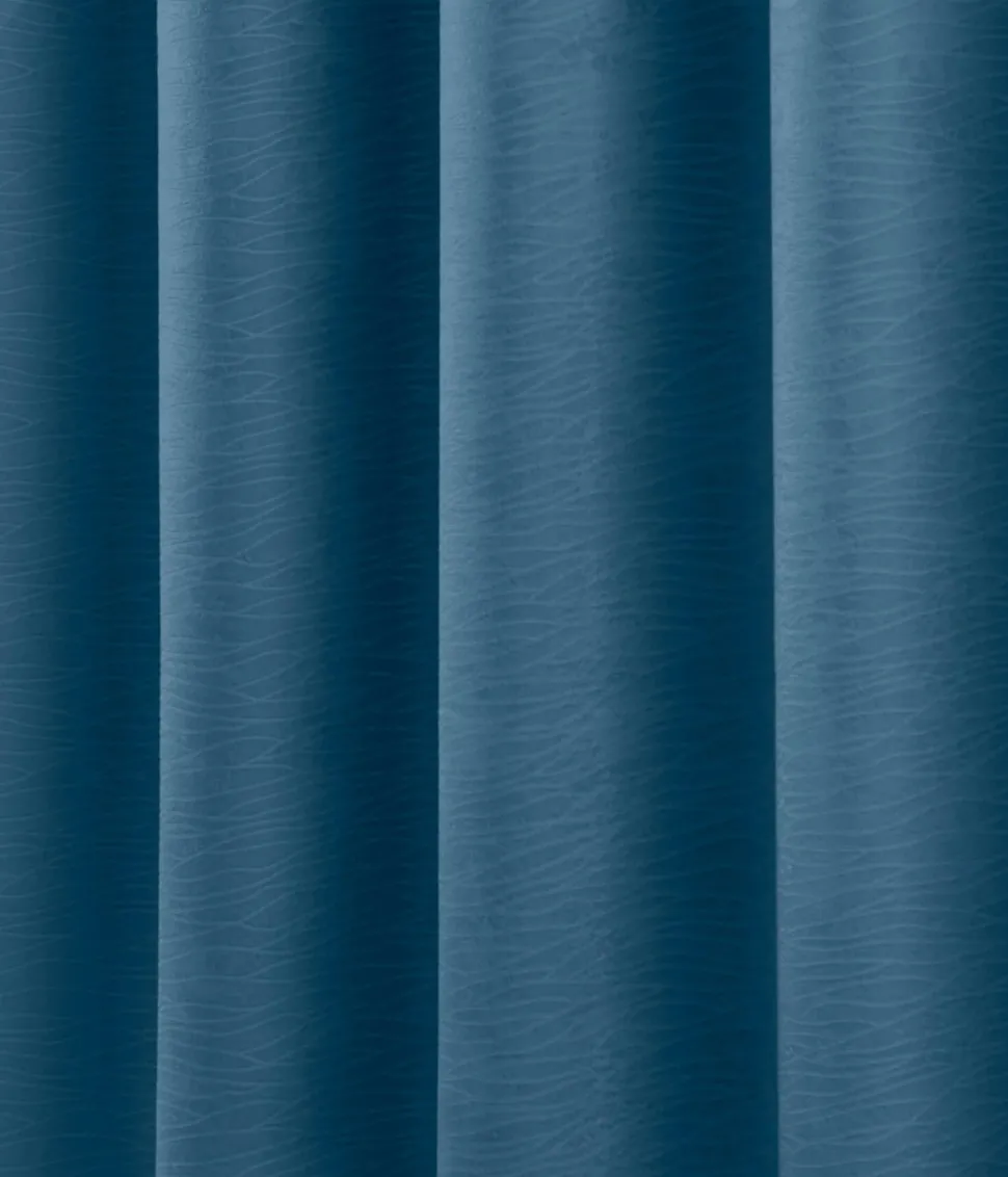 Kerry Thermal Triple Weave Eyelet Curtains Eyelet Teal