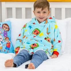 Kids Cocomelon Hugzee Hooded Blanket Small