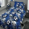 Kids Soft Touch Duvet Cover Set Single Goal