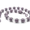 Krystal Beaded Tie Back Mauve