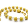 Krystal Beaded Tie Back Ochre