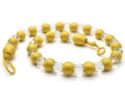Krystal Beaded Tie Back Ochre
