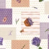 Lavender Oil Cloth Tablecloth DT62 - Price by the Metre
