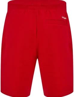 Le Shark Cotton Rich Shorts Chinese Red