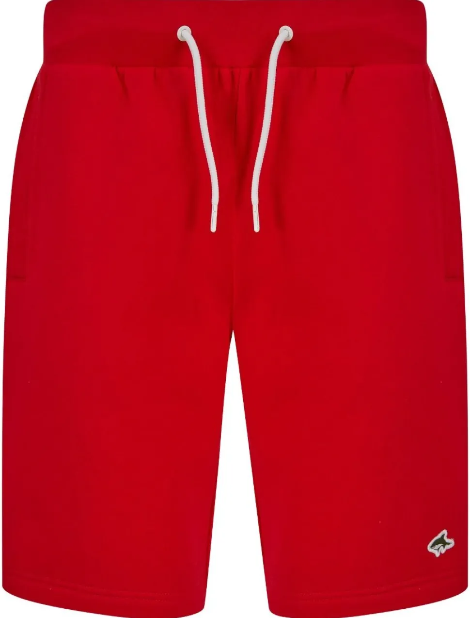 Le Shark Cotton Rich Shorts Chinese Red
