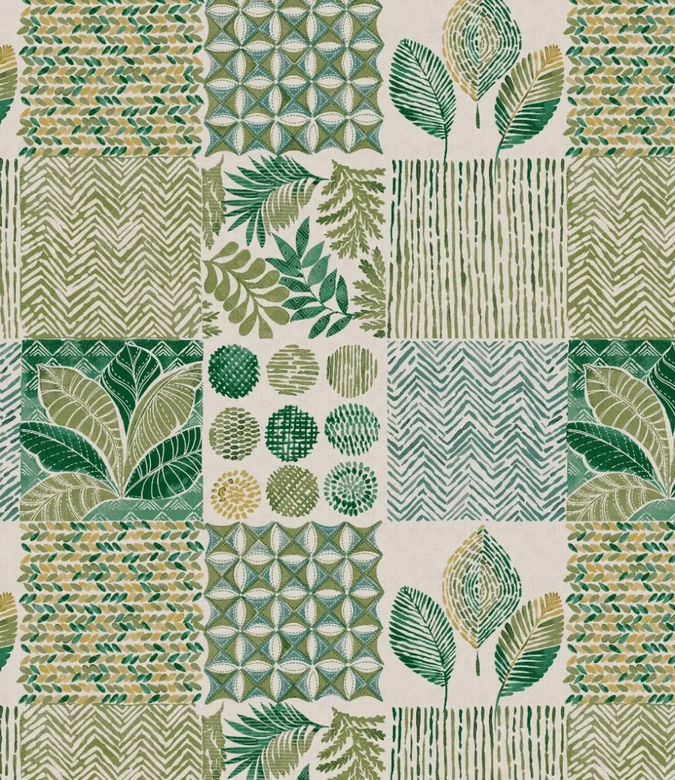 Leaf Green Oil Cloth 1197-1 Price by the metre