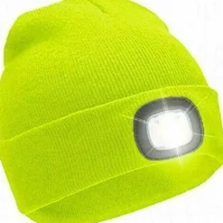 LED Beanie Hat Yellow