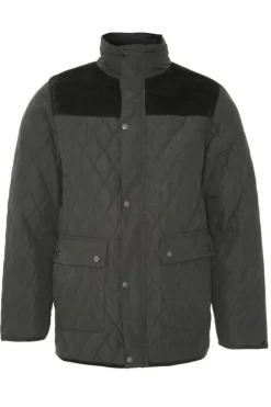 Lewis Diamond Quilted Jacket Black by Champion