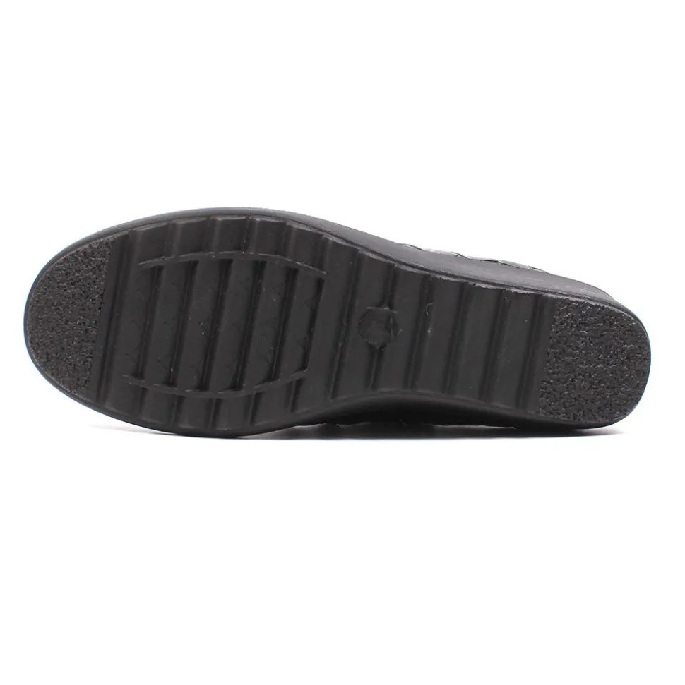 Linda Croc Women's Comfort Walk Boots Black