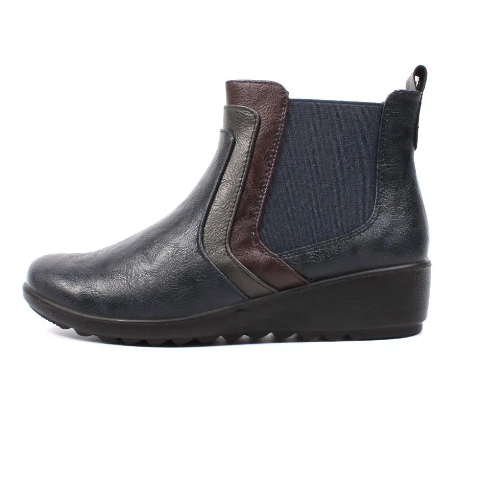 Linda Women's Comfort Walk Boots Navy