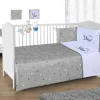 Little Star 3 Piece Cot Bed Bale Grey