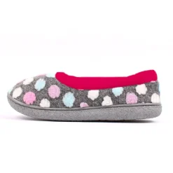 Lizzie Women's Comfort Walk Slippers Grey Pink