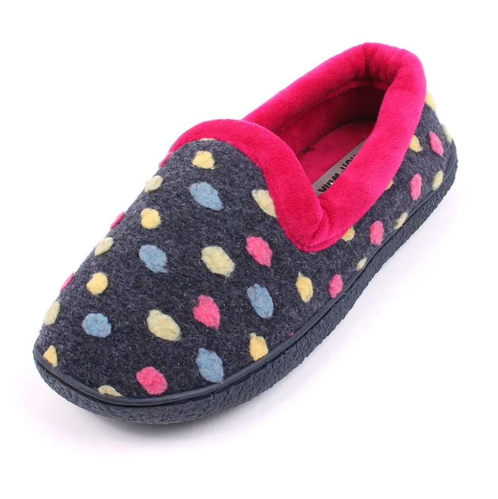 Lizzie Women's Comfort Walk Slippers Blue Pink