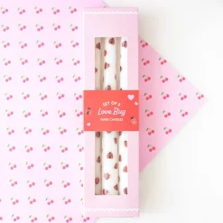 Love Bug Ladybird Taper Candles - Set of 3
