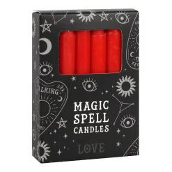Love Spell Candles Red - 12 Pack