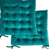 Luxurious Velvet Holland Green Seat Pad