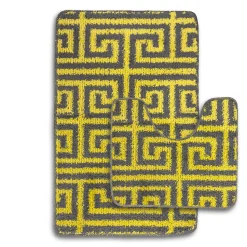 Luxury Bath Mat Set Ochre